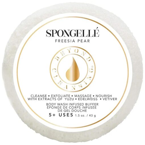 Spongelle Travel Size Spongette Body Wash Infused Buffer ( Freesia Pear )