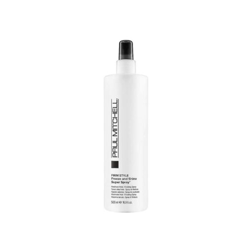 Freeze and Shine Super Hairspray, Maximum Hold, Shiny Finish Hairspray, For Coarse Hair