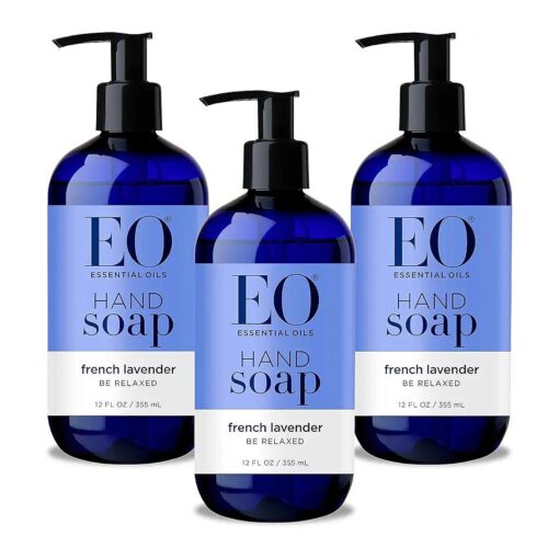 EO Sulfate-Free Moisturizing Hand Soap - French Lavender - 12 Ounces - 3 Count