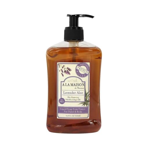 A LA MAISON, Lavender Aloe Liquid Soap, 16.9 Fl Oz