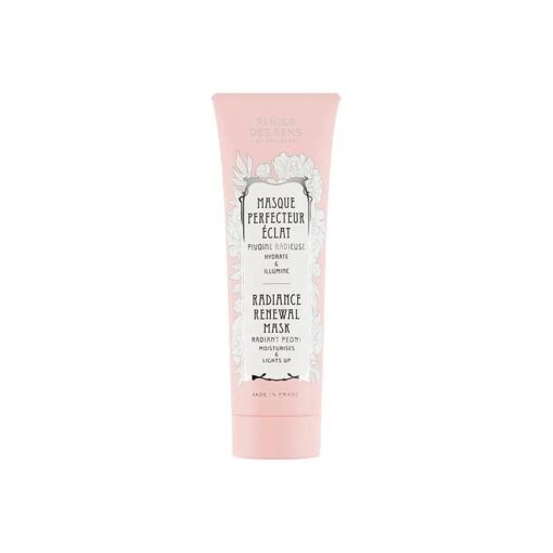 Panier des Sens - Face Mask Hydration & Radiance - with Hyaluronic Acid + Pink Clay + Rose Oil - Hydrating Face Mask for Women Made in France - Face Mask Skin Care 98 % Natural Ingredients - 2.5 floz