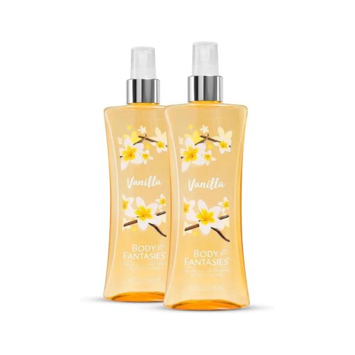 Body Fantasies Signature Fragrance Body Spray, Vanilla, 8 fl oz ( Pack of 2 )