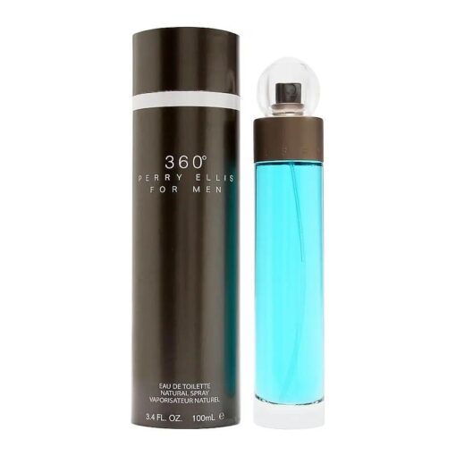 Perry Ellis 360 for Men, 3.4 Fl Oz, Gray