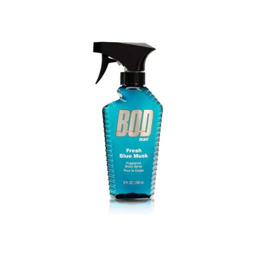 BOD Man Fragrance Body Spray, Fresh Blue Musk, 8 fl oz