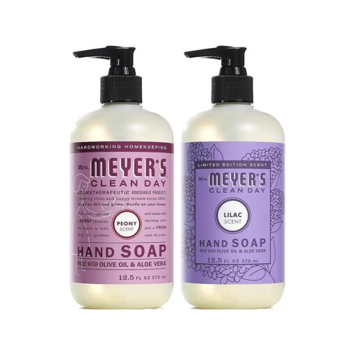 MRS. MEYER 'S CLEAN DAY Limited Edition Hand Soap Bundle ( Lilac and Peony )