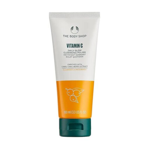 The Body Shop Vitamin C Daily Glow Cleansing Polish - For a Healthier, Fresh-Faced Glow - Vegan - 100ml