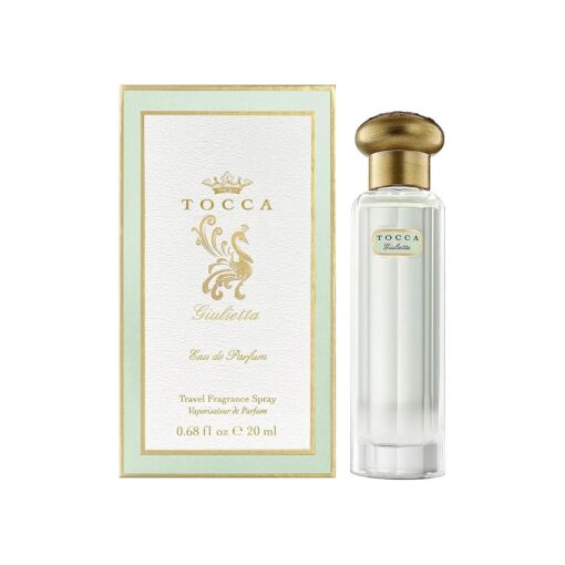 Tocca Women 's Perfume, Giulietta Fragrance, 0.68 oz ( 20 ml ) - Fresh Floral, Pink Tulips, Green Apple, Vanilla Orchid