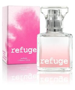 CHARLOTTE RUSSE Refuge Perfume Spray - Fresh Fruity Floral Fragrance for Daytime Wear, Evening Wear and Special Occasions - Raspberry, Peach, Apple, Sandalwood - 1.7 oz / 50 ml