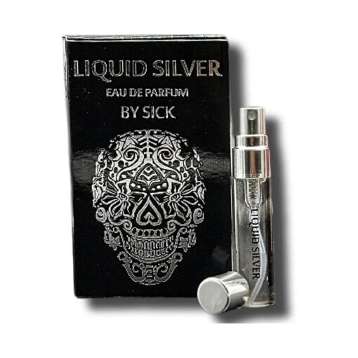 Cover Scent For Men Patented Unmatched Male Inspired Cologne Fragrance `` Liquid Silver" Pure Raw Attraction Perfume Spray by" S1CK"