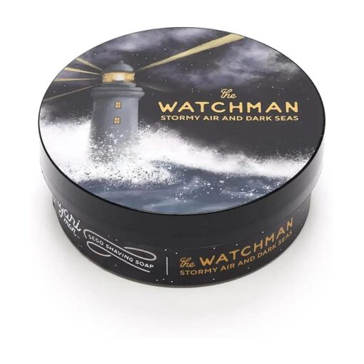 Zingari Man - The Watchman Shave Soap - Smooth Glide Grooming Accessories for Men - Super Strength No Bump Cream and Skin Tight Lotion for the Sophisticated Young or Old Man - 5oz Jar