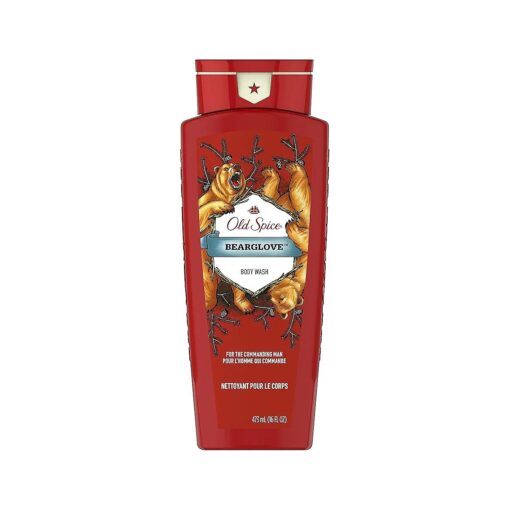 Body Wash for Men by Old Spice, Wild Collection Men 's Body Wash, Bearglove, 16 Fl Oz ( Pack of 6 )