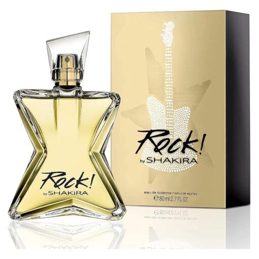 Shakira Rock for Women - Long Lasting - Fresh, Femenine and Dynamic Fragance - Floral and Fruity Notes - Ideal for Day Wear - ( 2.7 Fl Oz )