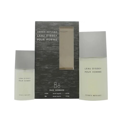 Issey Miyake L'Eau D'Issey for Men 2 Piece Gift Set ( 4.2 Ounce Eau de Toilette Spray + 1.3 Ounce Eau de Toilette Spray )