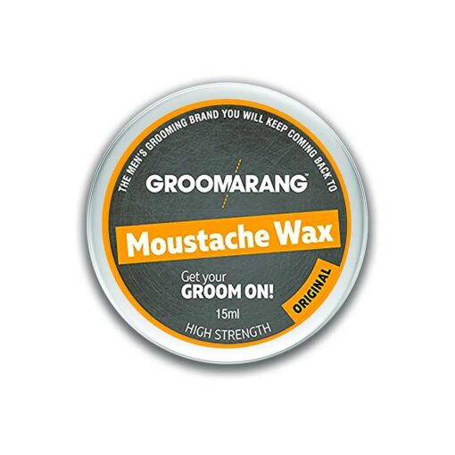 Moustache & Beard Wax Extra Strong Original 100 % Natural Hair Care Organic & Vegan 15ml