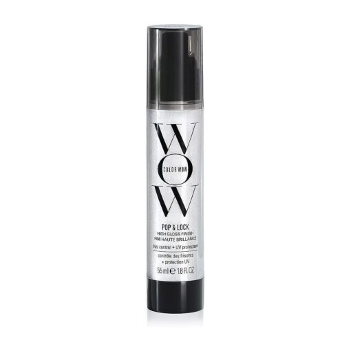 COLOR WOW Pop + Lock Frizz Control Serum : Prevent Color Fade, Seal Split Ends, and Add Gloss - Get Silky, Shiny Hair !