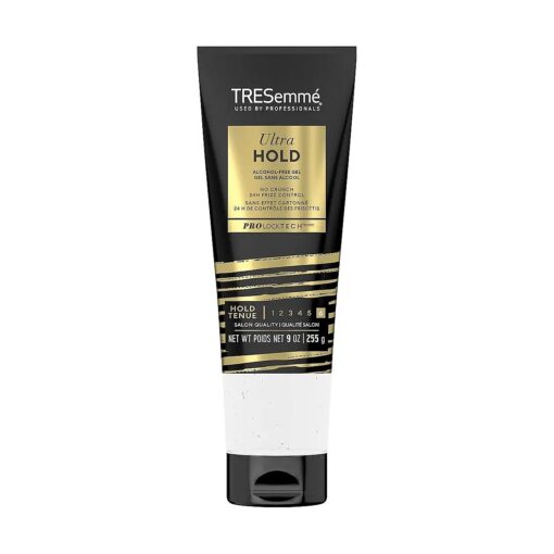 TRESemme Hair Gel Ultra Hold No Crunch 24H Frizz Control Alcohol-Free 9 oz