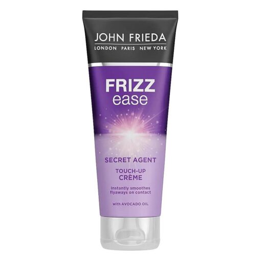 Frizz Ease Secret Agent Touch Up Creme, 100 ml, Smoothing Cream for Frizzy, Curly Hair