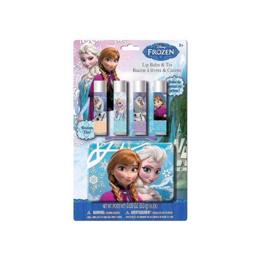 Frozen Lip Balm with Collectible Tin, Fruit Punch/Raspberry, 5 Count