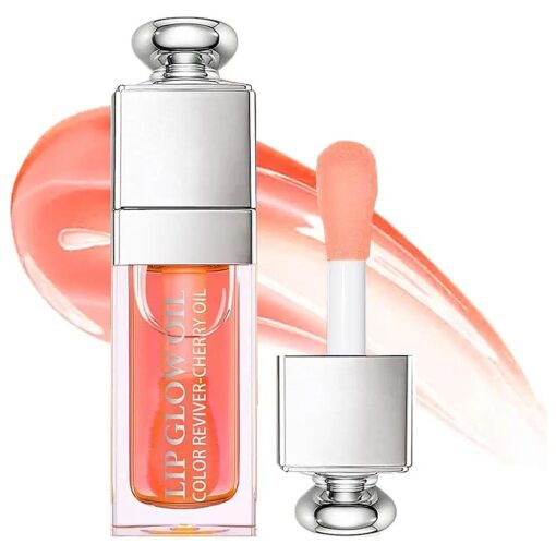 Fruit-Flavored No-Sticky Lip Gloss Balm for Hydrating and Nourishing Dry Lips