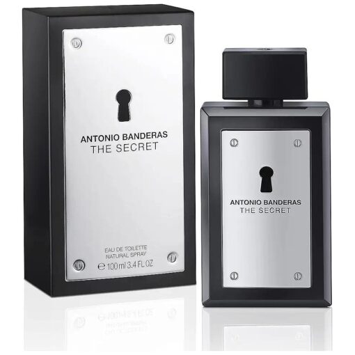 Antonio Banderas Perfumes - The Secret - Eau de Toilette for Men - Long Lasting - Elegant, Sexy and Masculine Fragance - Fruity and Leather Notes - Ideal for Day Wear