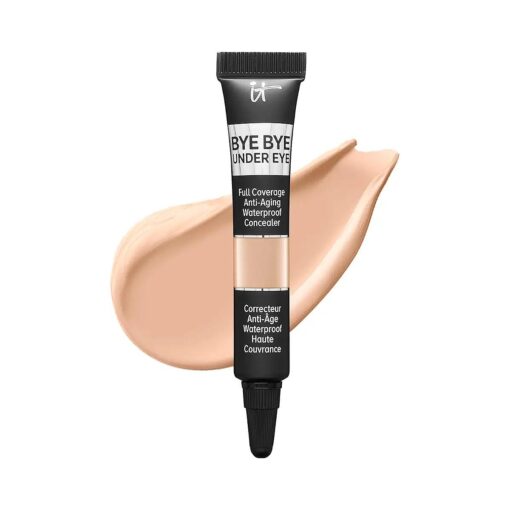 IT Cosmetics Bye Bye Under Eye Full Coverage Concealer - for Dark Circles, Fine Lines, Redness & Discoloration - Waterproof - Anti-Aging - Natural Finish - 20.0 Medium ( N ), 0.11 fl oz