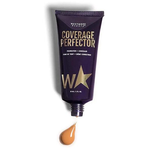 Westmore Beauty Face Coverage Perfector - Sand - 1 Fl Oz Foundation Makeup, Liquid Foundation, Full Coverage Foundation - The Best Foundation Full Coverage Makeup Lightweight Foundation