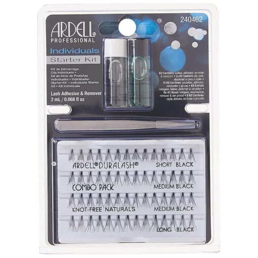 Individuals Starter Kit w/Adhesive, Remover & Tweezers