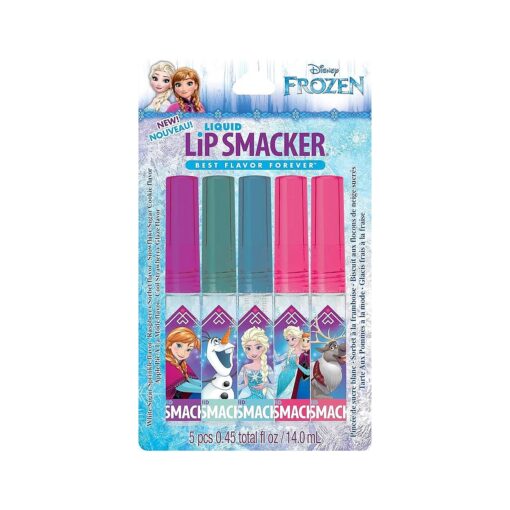 Lip Smacker Disney Frozen Liquid Lip Gloss Party Pack, Set of 5 Flavored Lip Glosses