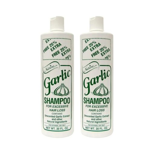 Garlic Shampoo Unscented 20 Ounce ( 591ml ) ( Pack of 2 )