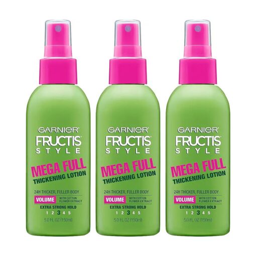 Garnier Fructis Style Mega Full Thickening Lotion, 5.0 Oz, 3 Count ( Packaging May Vary )