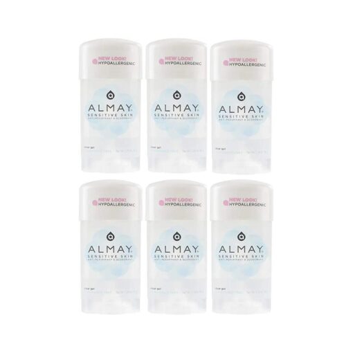 Almay Sensitive Skin, Clear Gel Fragrance Free - 2.25 oz, ( Pack of 6 )