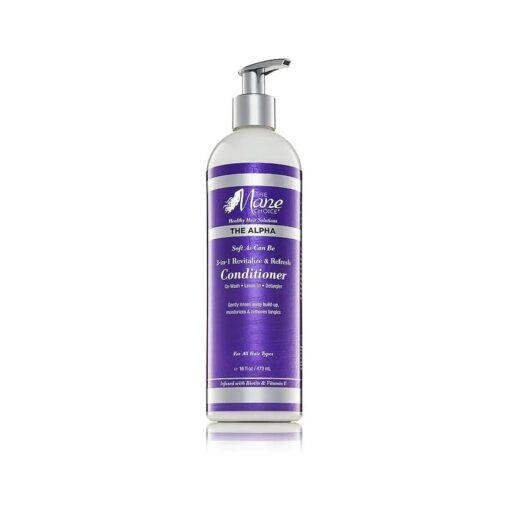 The Mane Choice The Alpha 3-in-1 Conditioner : Co-Wash, Leave In Conditioner & Detangler, Refresh & Revitalize, Moisturizing Conditioner, Paraben & Sulfate Free, 16 oz