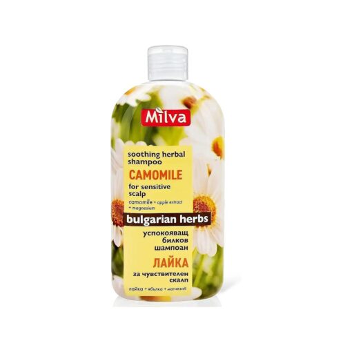 Milva Shampoo with Natural Camomile Extract-Gives Softness & Shine to the Hair 200ml by Milva