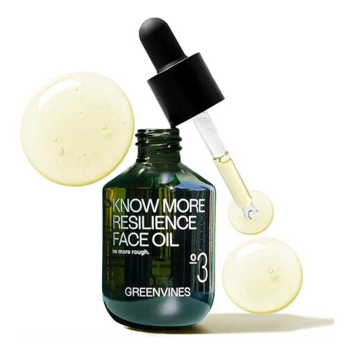 Greenvines Resilience Anti Aging Face Oil, Lightweight Facial Oil to Firm Skin & Reduce Fine Lines, Moisturizing Face Oil for Sensitive Skin & All Skin Types, Pregnancy Safe, Vegan, 1 Fl oz