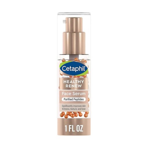 Cetaphil Healthy Renew Anti Aging Face Serum 1 Oz, Retinol Alternative Serum for Face with Niacinamide & Peptides, Skincare for Sensitive Skin with Vitamin B Complex, Fragrance Free