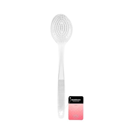 Plastic Bath Brush in White