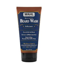 Wahl Beard Wash Face Exfoliator with Essential Oils for Moisturizing Skin Beard Hair - Manuka Oil, Meadowfoam Seed Oil, Clove Oil, Moringa Oil, and More - Model 805601