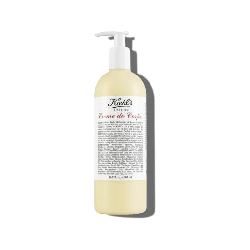 Kiehl 's Creme de Corps, Rich, Luscious Body Lotion, with Cocoa Butter and Shea Butter for Fast Absorbing Hydration, Skin Feels Soft and Smooth, Suitable for All Skin Types