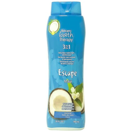 Body Wash and Shampoo, Maui Coconot, 32 Fl Oz, F59820A