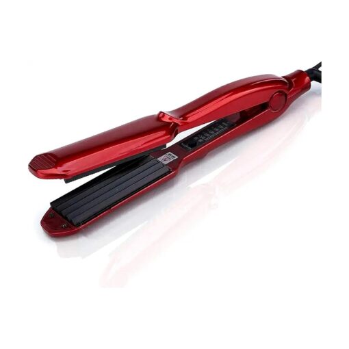 MBHAIR Ceramic Crimper Iron for Fluffy Hairstyle Curling Iron, Corrugation Crimper Hair Irons, Anti Static Ceramic Hair Crimping Iron Adjust Temperature