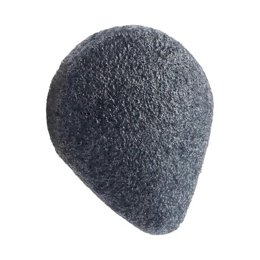 Julep Single Konjac Sponge - Face - Skin-Clarifying Charcoal Gentle Exfoliating Cleansing Tool with Convenient Suction Cup Hook