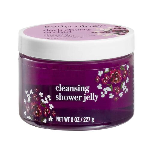 Bodycology Shower Jelly - Gentle Cleanser - Dark Cherry Orchard - 8 oz