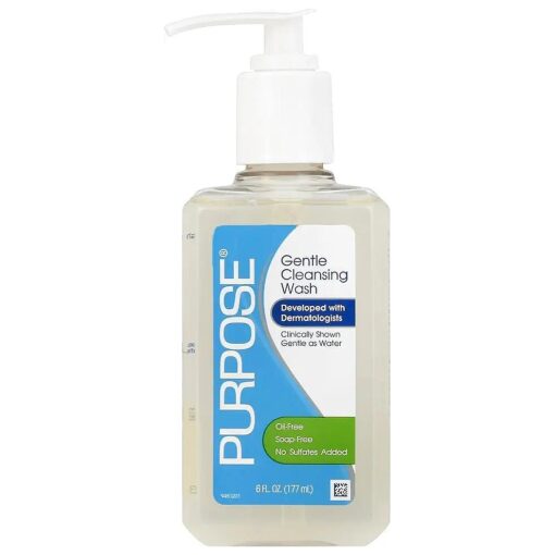 Purpose Gentle Cleansing Wash, 6-Ounce Pump Bottle