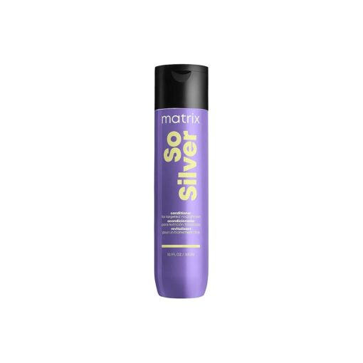 Matrix So Silver Conditioner | Deep Conditioning | Repairs Dull, Blonde & Silver Hair | Non-Color Depositing | For Color Treated Hair | For Dry, Damaged Hair | Packaging May Vary | Vegan