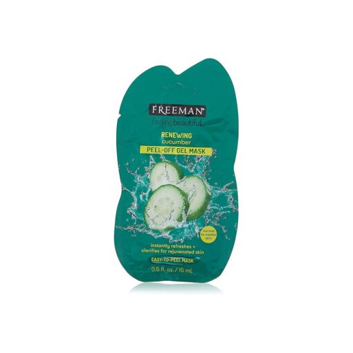 Freeman Feeling Beautiful Facial Peel-Off Mask Cucumber 0.50 Fl Oz ( Pack of 2 )