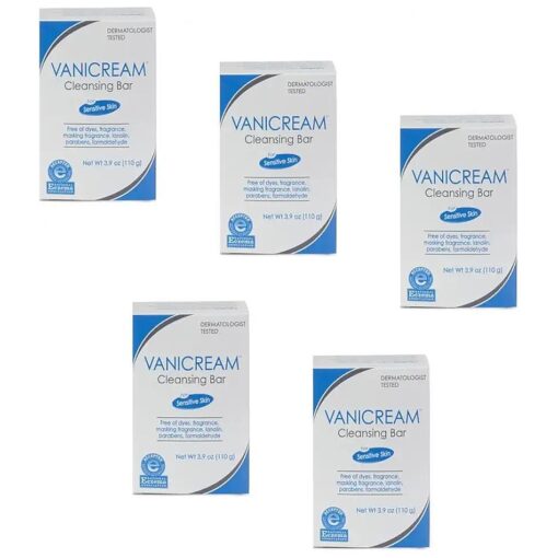 Pharmaceutical Specialties Vanicream Cleansing Bar 3.9 oz ( Pack of 5 )