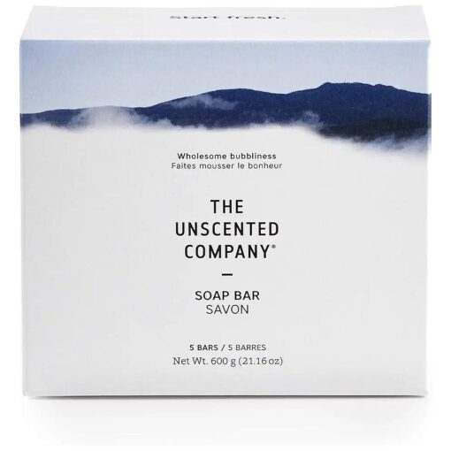 The Unscented Company Unscented Soap Bar 5 Count, 21.16 OZ