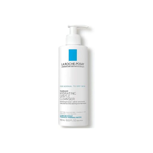 La Roche-Posay Toleriane Hydrating Gentle Face Cleanser, Daily Facial Cleanser with Niacinamide and Ceramides for Sensitive Skin, Moisturizing Face Wash for Normal to Dry Skin, Fragrance Free