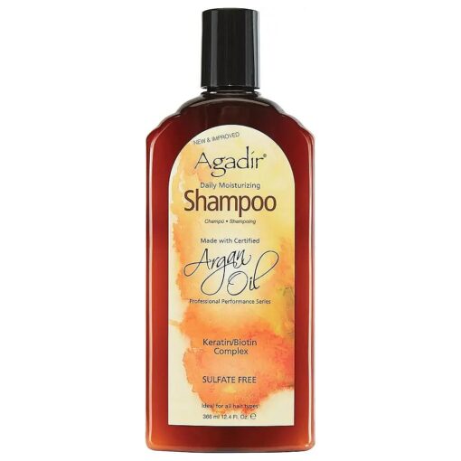 AGADIR Daily Moisturizing Shampoo ( For All Hair Types ) 12.4 oz