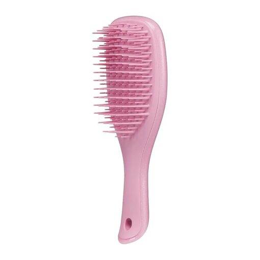 Tangle Teezer The Mini Ultimate Detangling Brush, Dry and Wet Hair Brush Detangler for Traveling and Small Hands, Baby Pink Sparkle